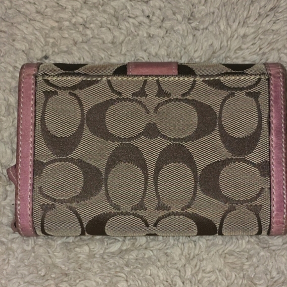 Coach Monogram Trifold Wallet - Picture 3 of 11